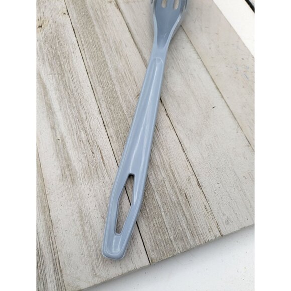 Vintage Country Blue Spaghetti Pasta Fork 11 3/4" Fork Server Spoon Nylon - Picture 3 of 8